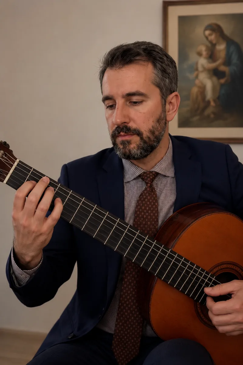 Maestro Paulo Vasconcelos — violonista e ministro de música católica